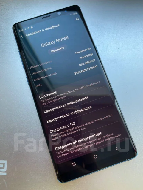 Samsung Galaxy Note 8. �/�, �����, 3G, 4G LTE, Dual-SIM, NFC ����