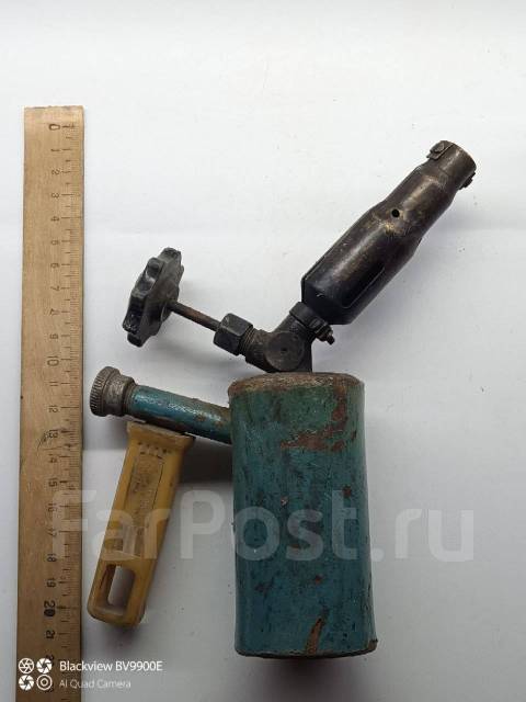 * Паяльная лампа ТИП ЛП-0,2. Горелка Бензиновая. Изг. СССР КПЗ№237, б/у ...