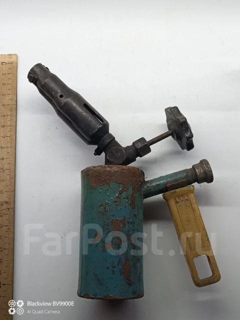 * Паяльная лампа ТИП ЛП-0,2. Горелка Бензиновая. Изг. СССР КПЗ№237, б/у ...