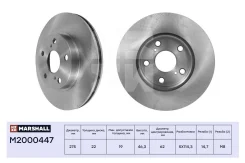 ���� ��������� ��� Toyota Auris, Toyota Corolla marshall m2000447 M2000447 ����