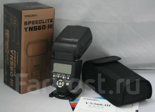 Вспышка Yongnuo Speedlite -YN560 III-универсальная, для любых камер, б ...