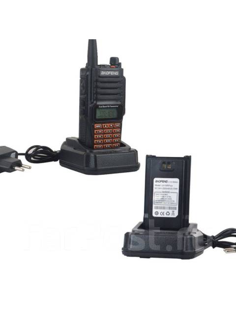 Рация, радиостанция Baofeng UV-9R Plus (10W) Черная, баофенг, новый, в ...
