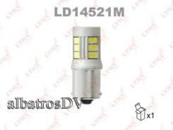 Лампа светодиодная LED P21W S25 12V BA15s SMDx27 6200K Lynxauto 'LD14521M LD14521M фото
