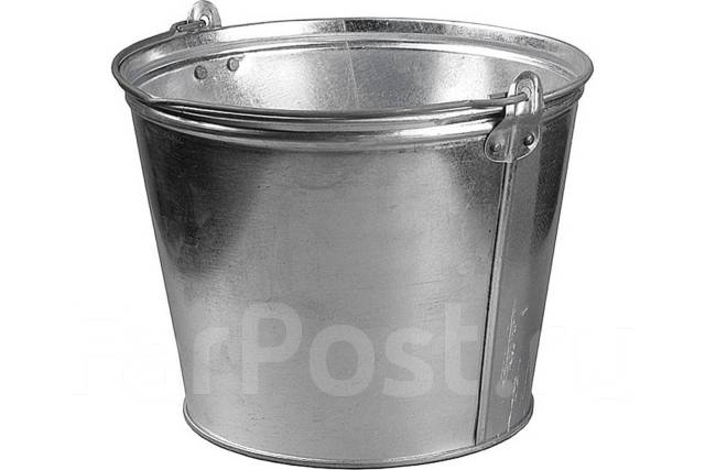 Ведро оцинкованное 12 л 39300-12, новый, в наличии. Цена: 350₽ во ...