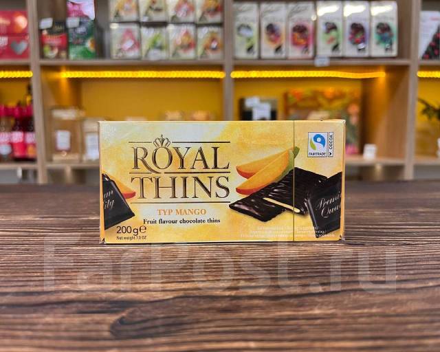 Шоколадные плитки Royal thins