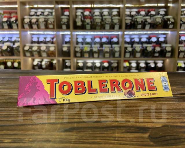 Шоколад Toblerone Fruit nut 100г