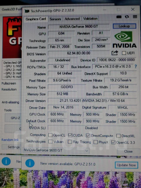 GeForce 9600 GT ����
