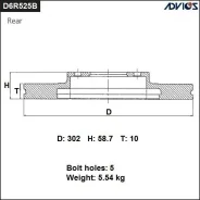 ���� ��������� ���. Advics D6R525B D6R525B ����