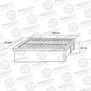 ������ ��������� Avantech (� ���������) AF0256W AF0256W ����