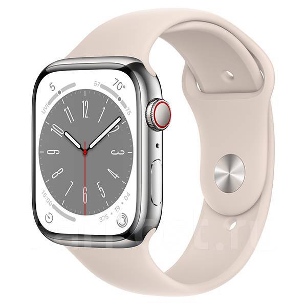 Смарт-часы (Starlight) Apple Watch Series 8 (45mm)! Оригинал! Новые ...