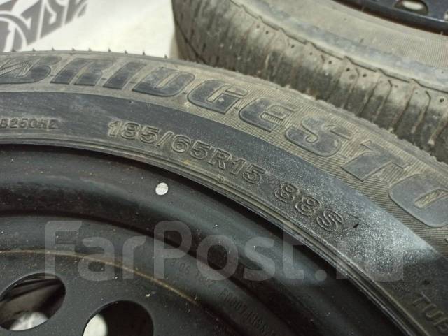Пара колес Bridgestone B250 185/65R15 4х100. лето, 15", 1 шт, 185 мм ...