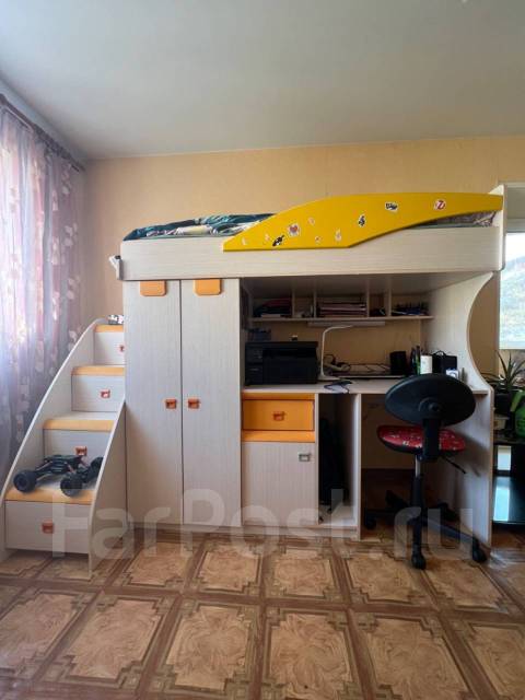 Детская кровать чердак с письменным столом - Мебель во Владивостоке