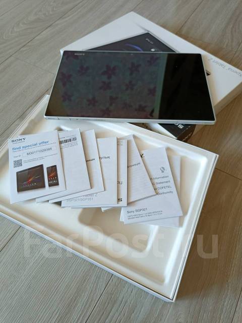 Планшет Sony Xperia Tablet Z, Android, 16 гб, б/у, в наличии. Цена: 3 ...