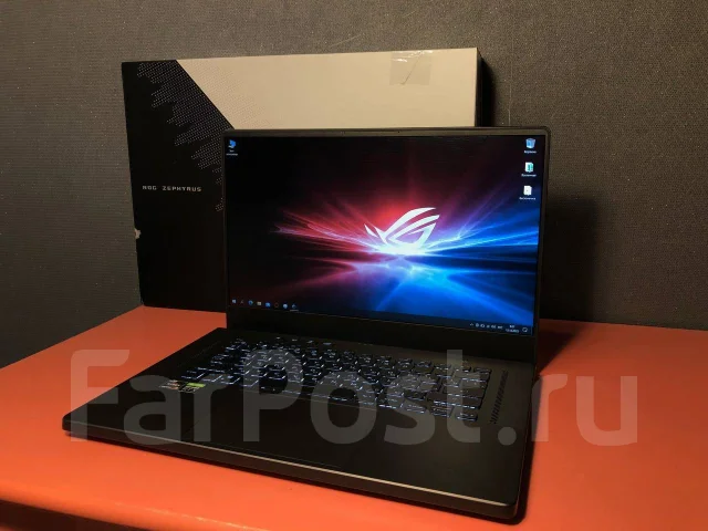 Asus ROG Zephyrus G15. 15.6", 144����, ��� 16 ��, ���� 1 000���, WiFi: 1, Bluetooth: 1, ����������� �� 8��. ����