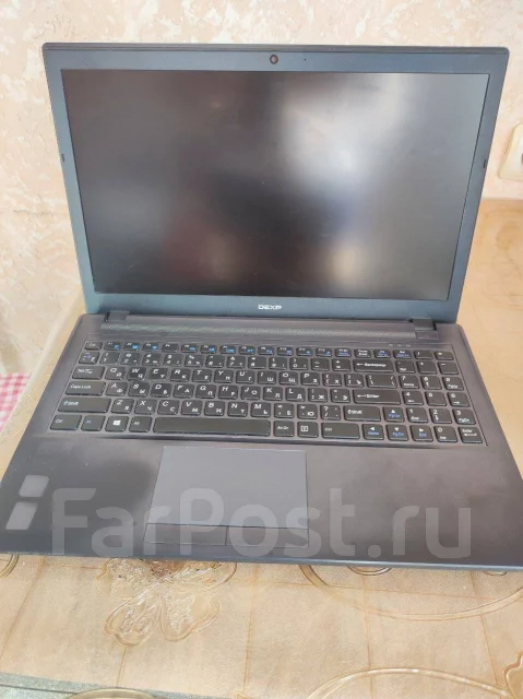 DEXP Achilles. 15.6", 2,5����, ��� 12 ��, ���� 1 000���, WiFi: 1, Bluetooth: 1, ����������� �� 4��. ����