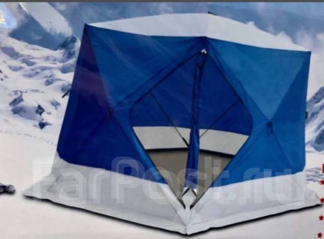 Зимняя палатка для зимней рыбалки Куб Traveltop CT-1636 * не утеплен ...
