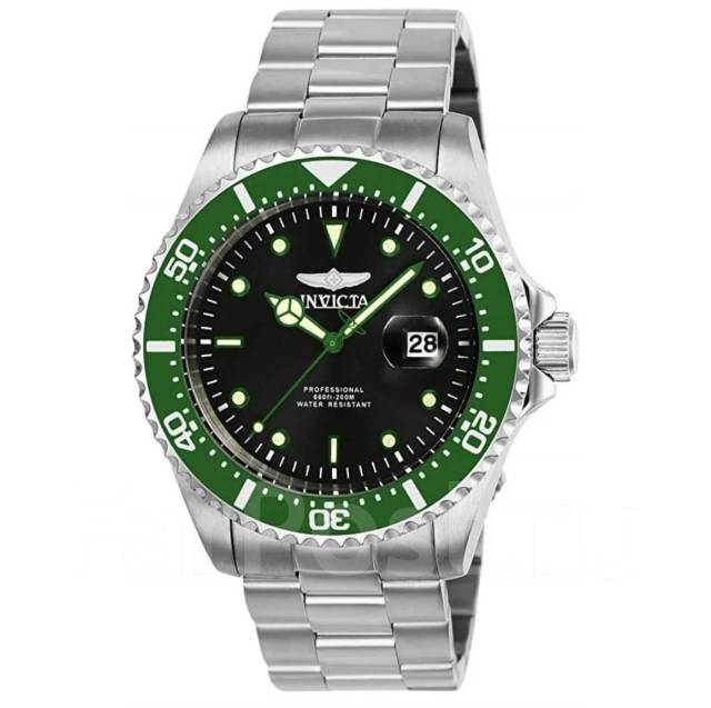 Invicta pro outlet diver green bezel