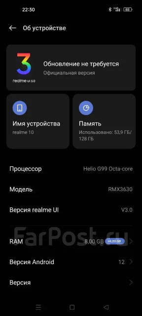 Realme 10. �����, ������, 3G, 4G LTE, Dual-SIM, NFC ����