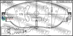 ������� ��������� �������� �������� (� ������� � �������� ������) AUDI A3/S3/Sportb. /LIM. /QU. 2013- Febest 2301CCF 2301CCF ����