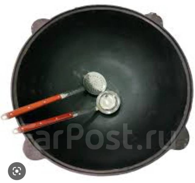 Казан чугунный Диаметр казана -80 л Вес казана 48-50 кг Чугунный каз ...