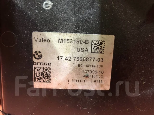 ������� ���������� BMW X3 2011 17118623369 ����
