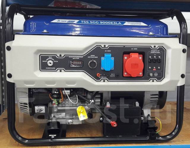 Бензогенератор TSS PROF SGG 9000E3LA (8 кВт, 380/220В, эл. старт ...