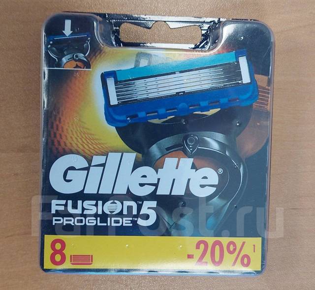 Сменные кассеты Gillette Fusion 5 Proglide 8 шт, в наличии. Цена: 2 400 ...
