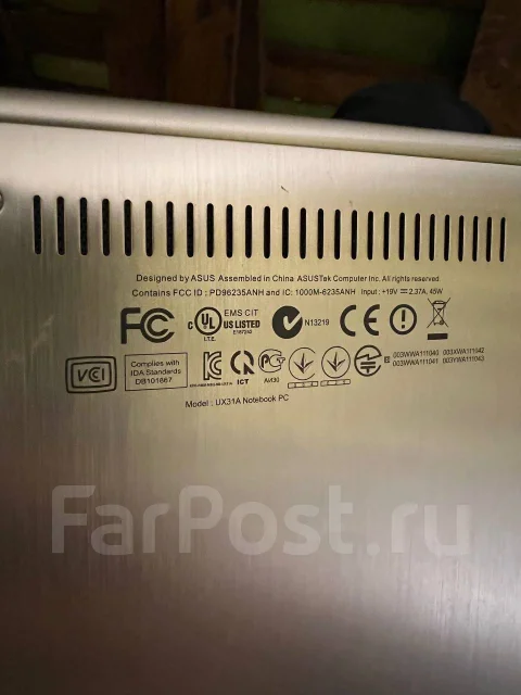 Asus ZenBook. 13", ��� 4 ��, ���� 512���, WiFi: 1, Bluetooth: 1 ����