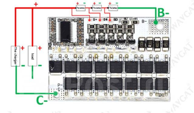 Bms 5s 100a схема подключения