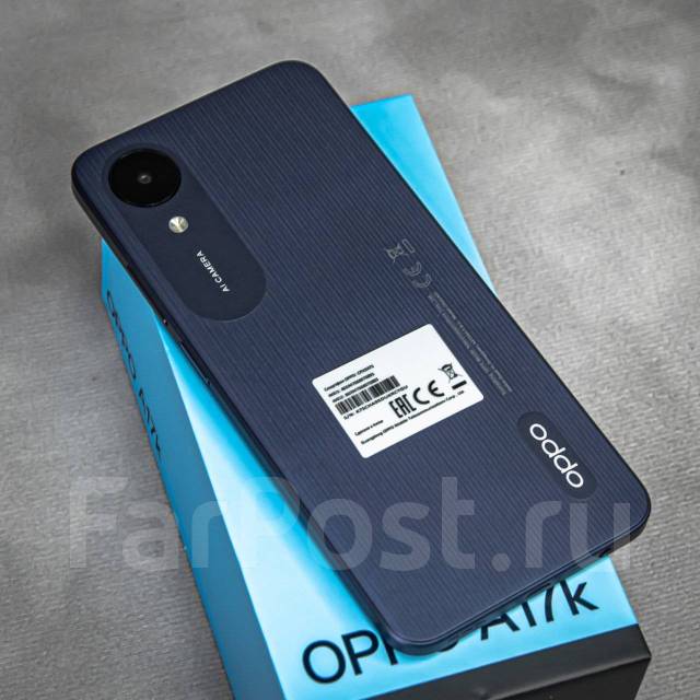 OPPO A17k 3ГБ+64ГБ Тёмно-синий! Ростест! +наушники! WeLove, 64 гб, 6.56 ...