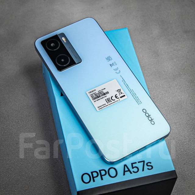 OPPO A57s 4ГБ+128ГБ Синий! Ростест! NFC! +BTнаушники! XM Store, 6.56 ...
