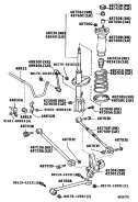 ������ �������� Toyota Camry [48530-80166], ������ ������ 4853080166 ����