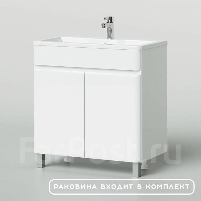 Тумба с раковиной напольная Итана Roberto 80 в сети Мистер Т, ванная, в ...