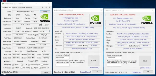 GeForce GT 1030 ����