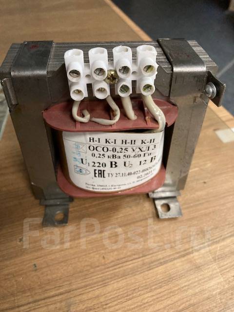Трансформатор понижающий с 220 до 12В, 250Вт, новый, в наличии. Цена: 2 ...