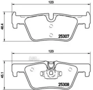 ������� ��������� �������� BMW: 1 10-, 1 11-, 2 13 Brembo P06071 Brembo P06071 P06071 ����