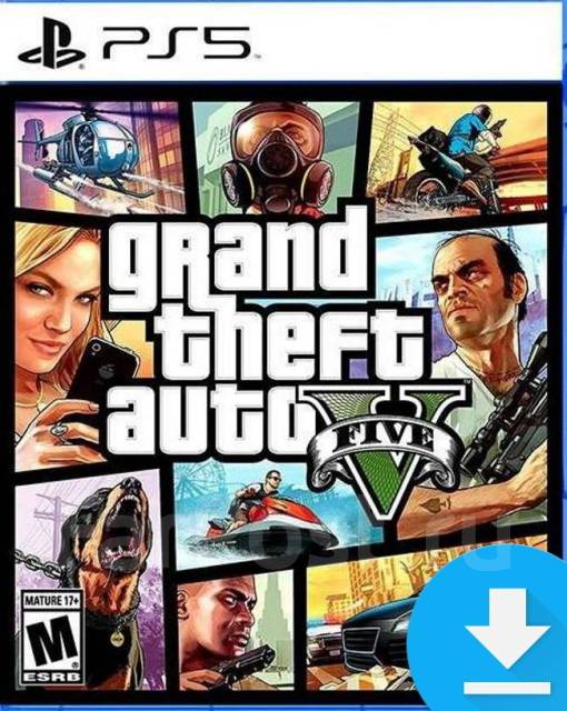 Grand Theft Auto V GTA 5 [PlayStation 5] цифровая версия PS5 - Игры и ...