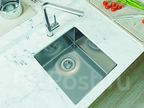 Мойка кухонная стальная нижнего монтажа Оптима 400 Флорентина, в ...