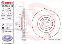 ���� ��������� 09. C306.11 Brembo 09C30611 09C30611 ����