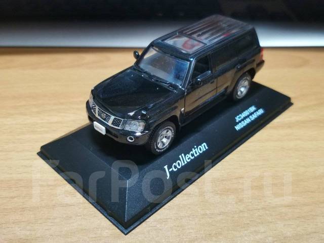 Модель Nissan Safari, Black, J-Collection, 1:43, б/у, в