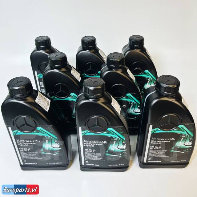 Оригинальное моторное масло Mercedes AMG 229.5 0W-40, A000989530411FCC ...