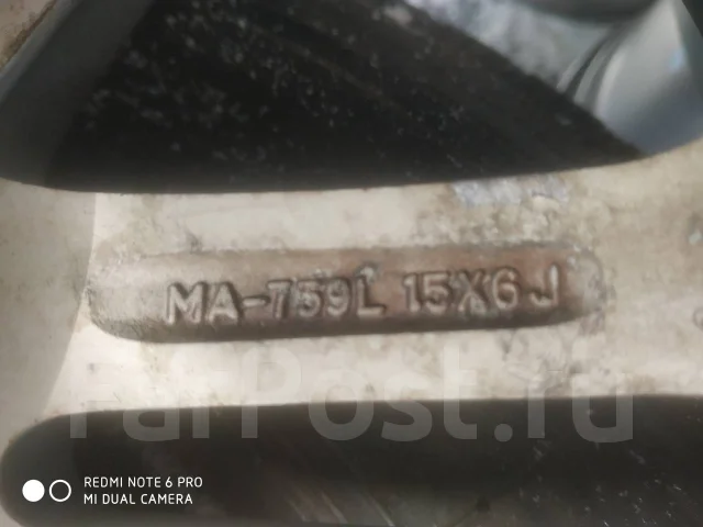 ������ ����� R15. 6.0x15", 5x114.3, ET38 ����