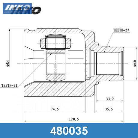 Тип 8 no 311329. 480035 Inko. Inko шрус внутренний 24/27. Inko 410058 внутренний. Inko 480034.