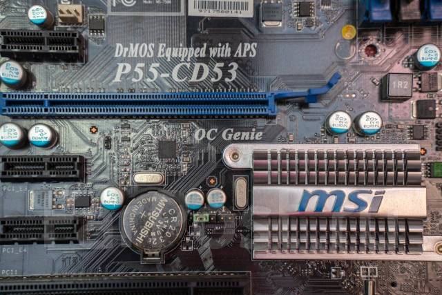 Материнская плата MSI P55-CD53 LGA 1156 DDR3, процессор intel i5-750, б ...