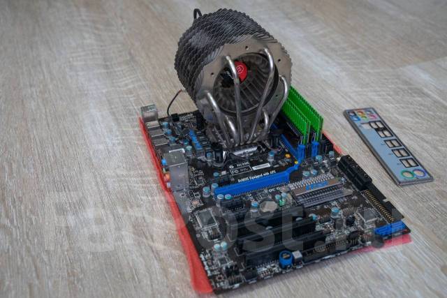 Материнская плата MSI P55-CD53 LGA 1156 DDR3, процессор intel i5-750, б ...