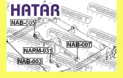 ����������� ����� ����� ��� ���� Febest NAB005 NAB005 ����