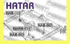 ����������� ������ �������� ��� ������� Febest NAB007 NAB007 ����