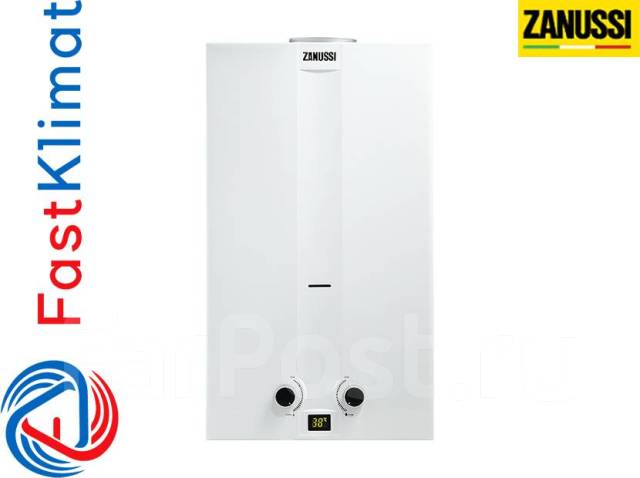 Водонагреватель проточный газовый Zanussi GWH 10 серии Fonte LPG ...