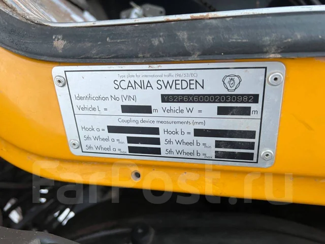 ���������� Scania P380 2008 ��� 6X6 1817893 ����