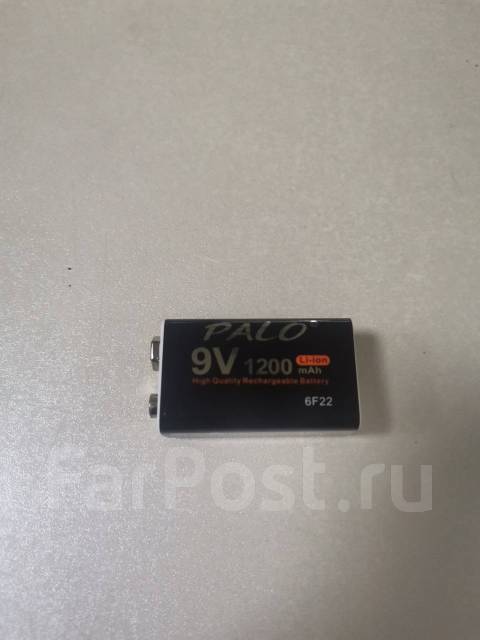Батарейка крона 9v аккумуляторная, новый, в наличии. Цена: 1 000₽ во ...